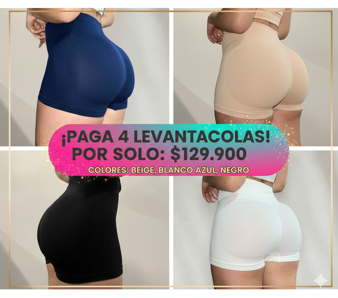 Combo x4 Panty Levantacola